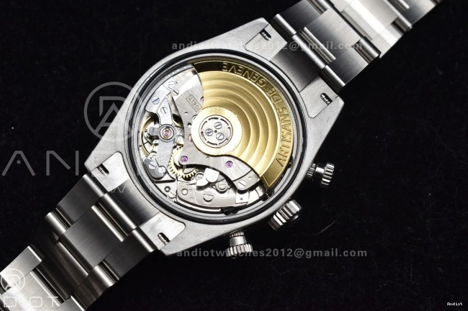 on Best Edition A7750 ADGF SS SS Bracelet Dial White Daytona Black 1122